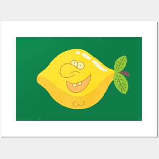 Smiling Lemon Posters and Art